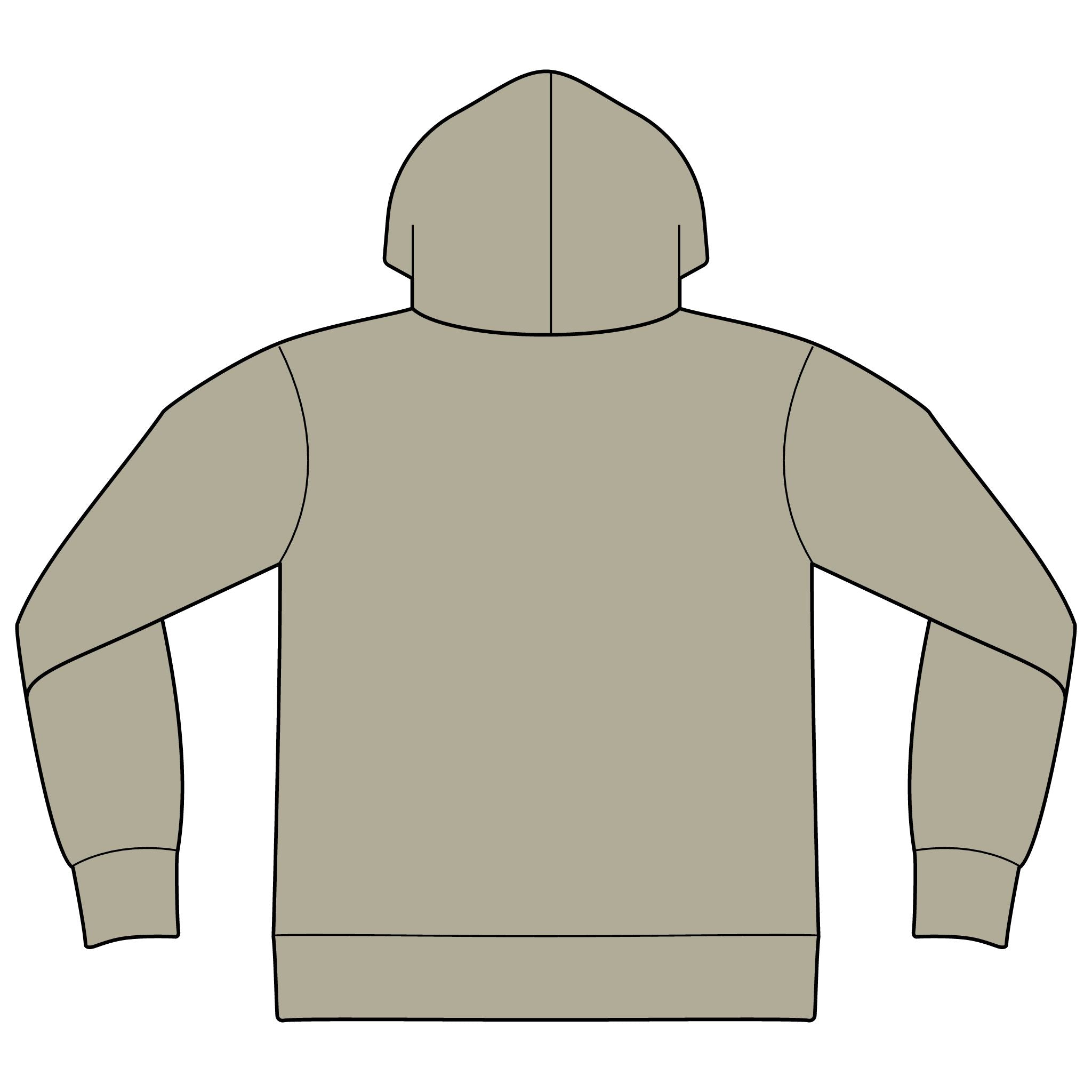 Unisex Sponge Fleece Drop Shoulder Hoodie Sweatshirt