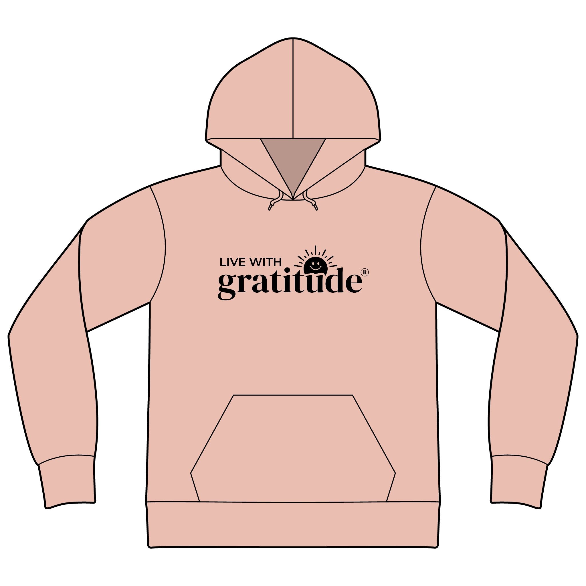 Unisex Sponge Fleece Drop Shoulder Hoodie Sweatshirt