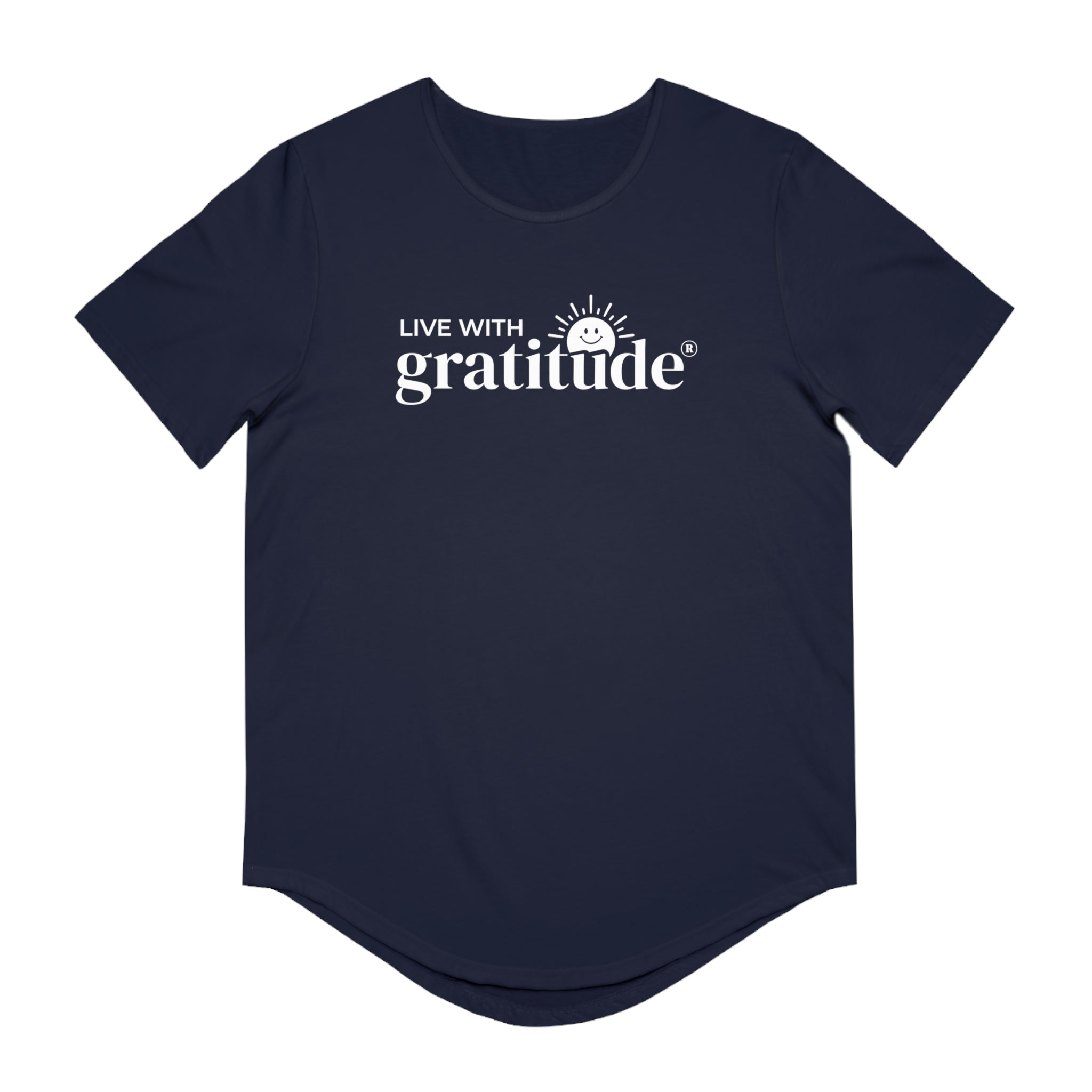Men's Jersey Curved Hem Tee