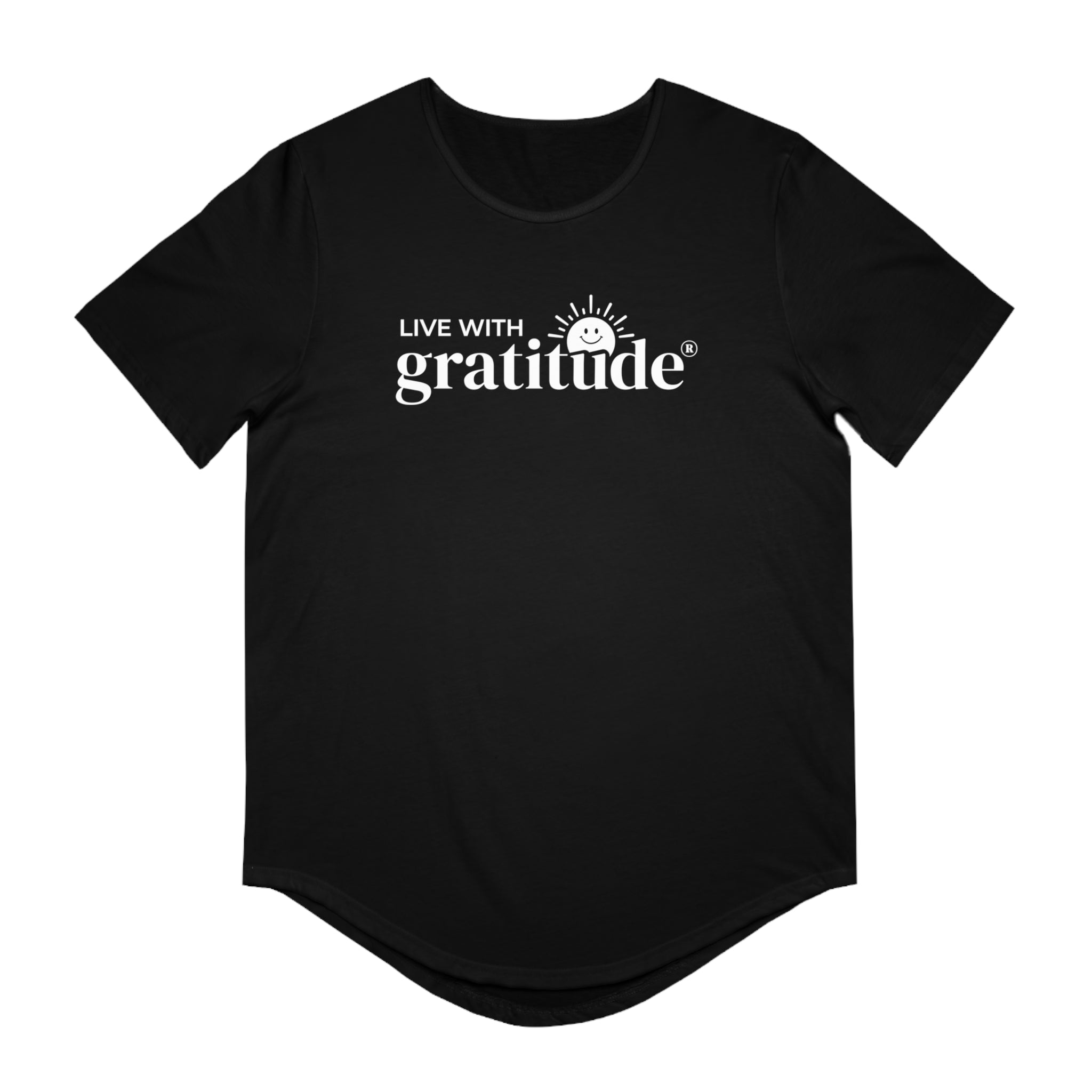 Men's Jersey Curved Hem Tee