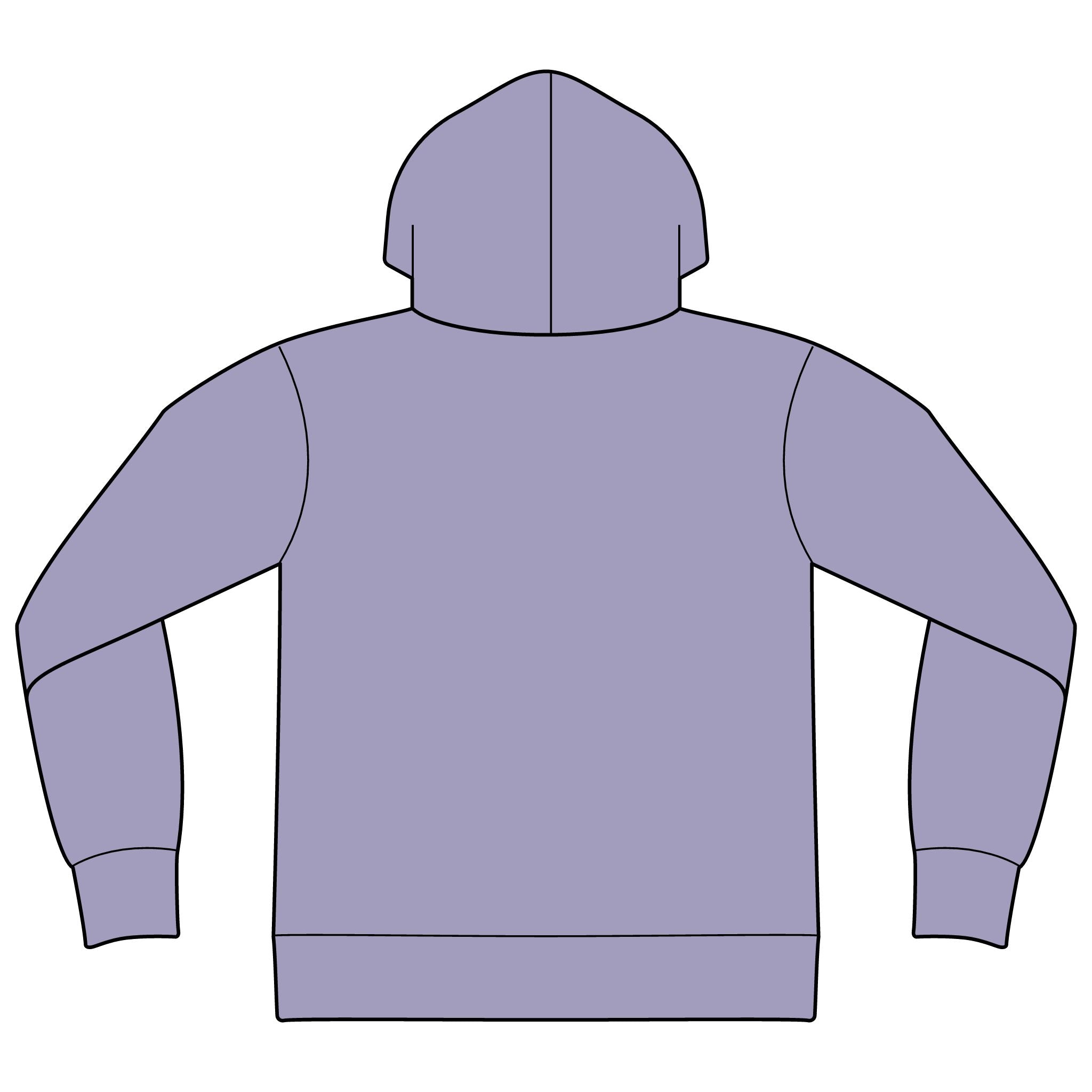 Unisex Sponge Fleece Drop Shoulder Hoodie Sweatshirt