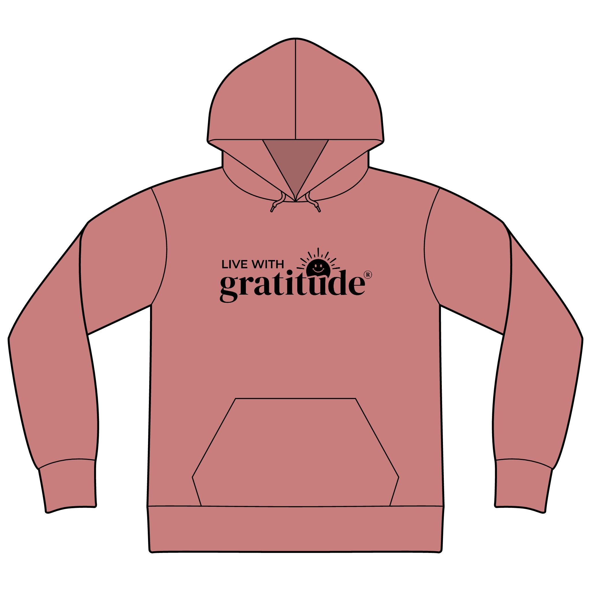 Unisex Sponge Fleece Drop Shoulder Hoodie Sweatshirt