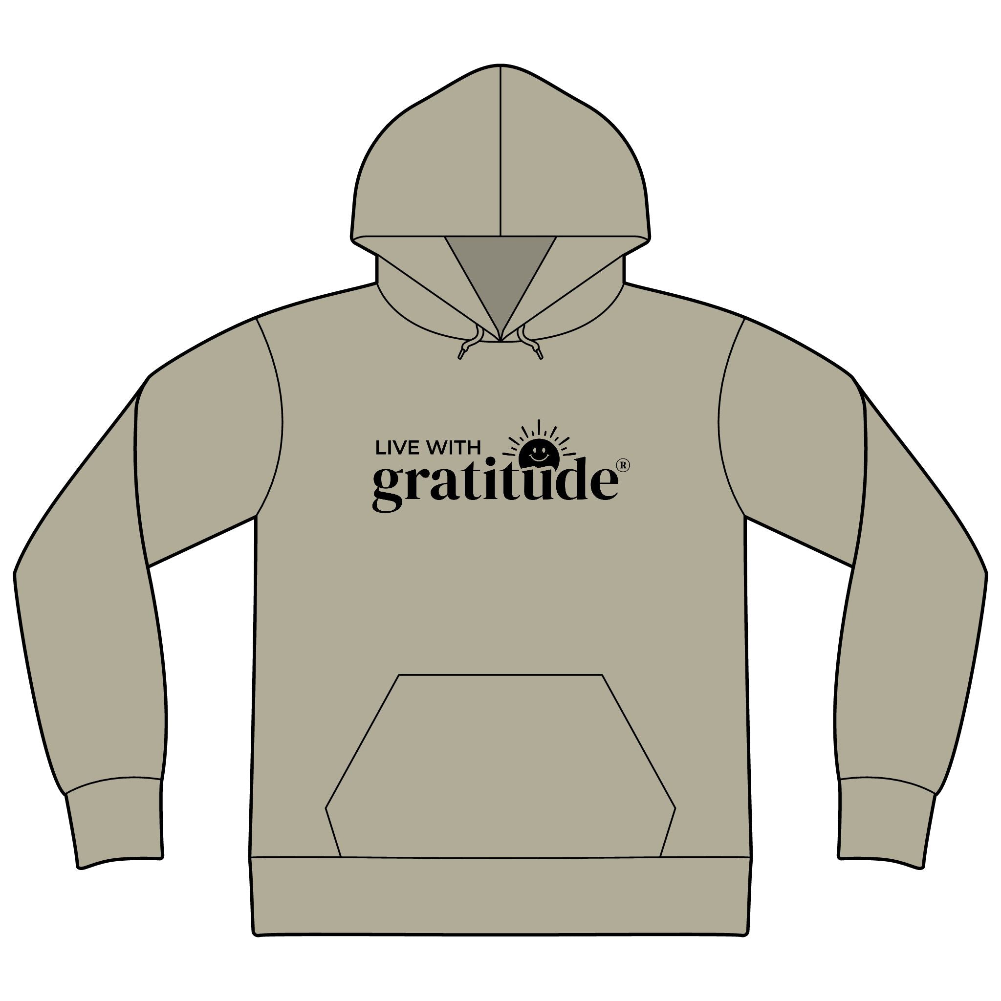 Unisex Sponge Fleece Drop Shoulder Hoodie Sweatshirt