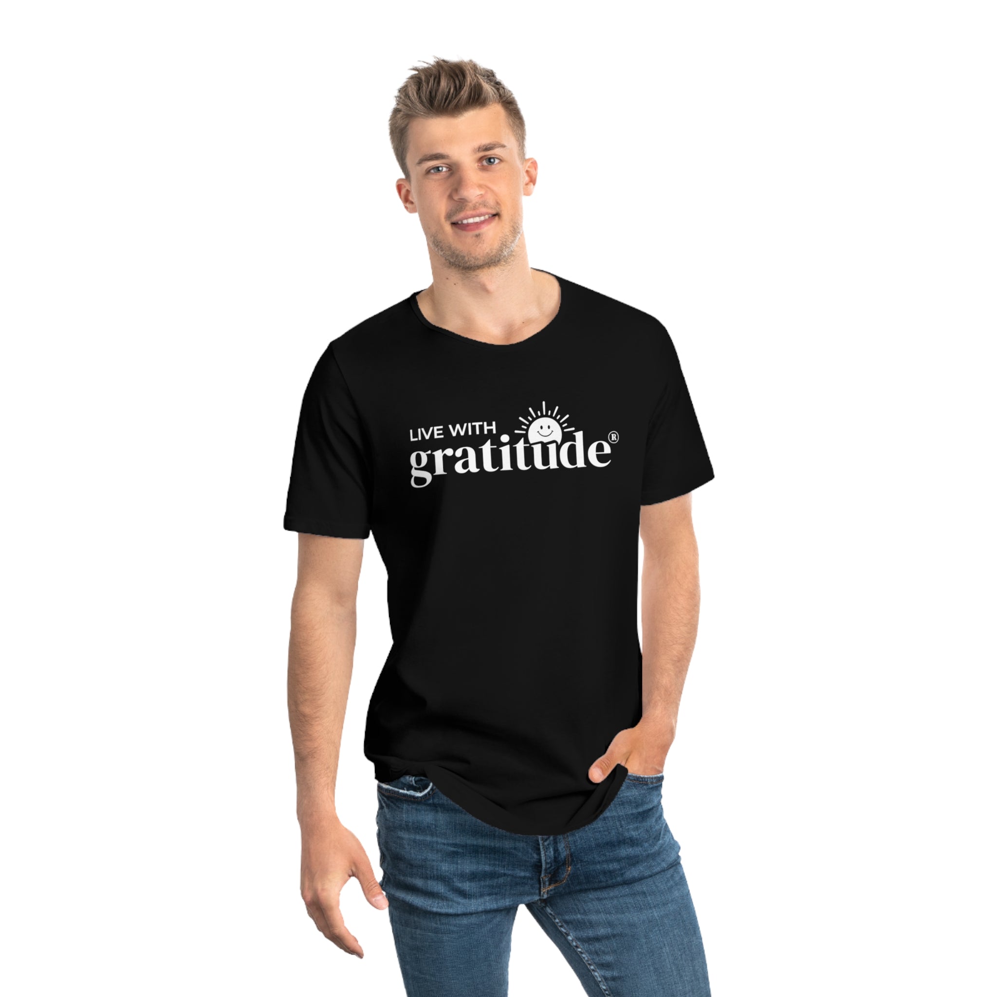 Men's Jersey Curved Hem Tee